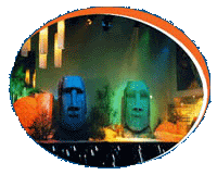 Easter Island faces